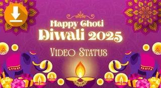 Happy Choti Diwali 2025 Video Status: Share Heartwarming Video Wishes And GIFs With Family And Friends On WhatsApp, Instagram And Facebook
