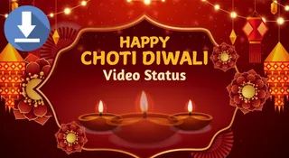 Happy Choti Diwali 2025 Video Status: Share Heartwarming Video Wishes And GIFs With Family And Friends On WhatsApp, Facebook And Instagram 
