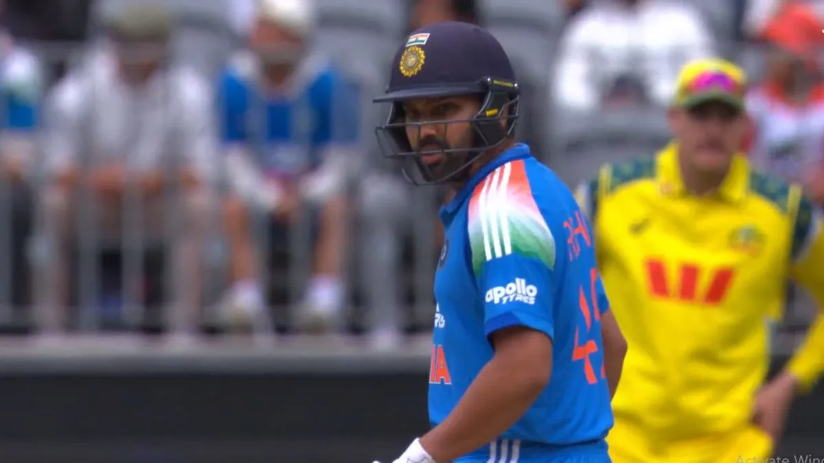 rohit-sharmas-wicket-ind-vs-aus-1st-odi-perth-india-national-cricket-team-vs-australian-mens-cricket-team-match-scorecard-josh-hazlewood