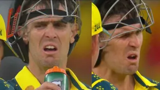 IND vs AUS 1st ODI: Australia Skipper Mitchell Marsh Got Tricked For Drinking Pickle Juice, His Reaction Goes Viral