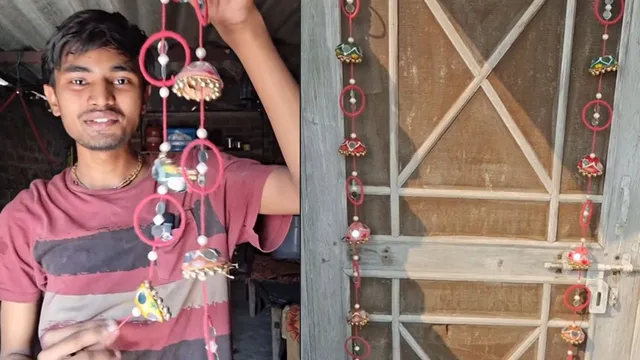 man-turns-his-moms-old-bangles-into-gorgeous-diwali-decor-netizens-applaud-his-creative-twist-video