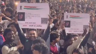 Travis Scott’s Delhi Concert Goes Viral As Fan Holds Mock Aadhaar Card; Internet Bursts With Laughter