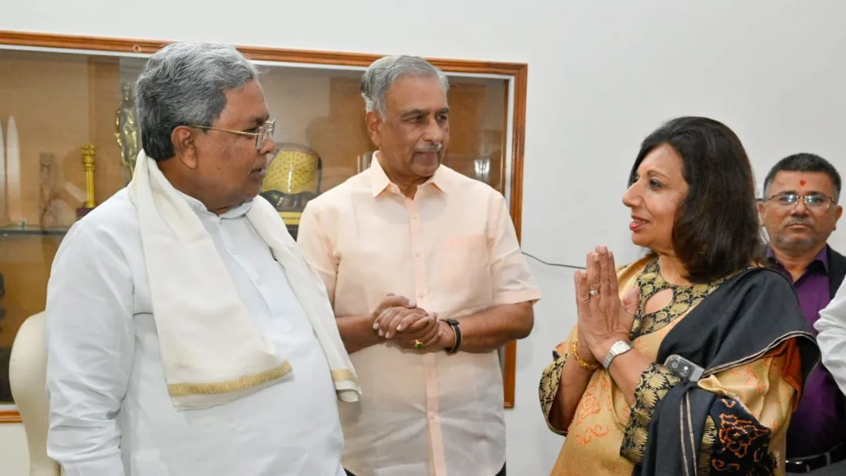 biocon-chief-kiran-mazumdarshaw-meets-karnataka-cm-siddaramaiah-renews-call-for-bengaluru-infrastructure-fix