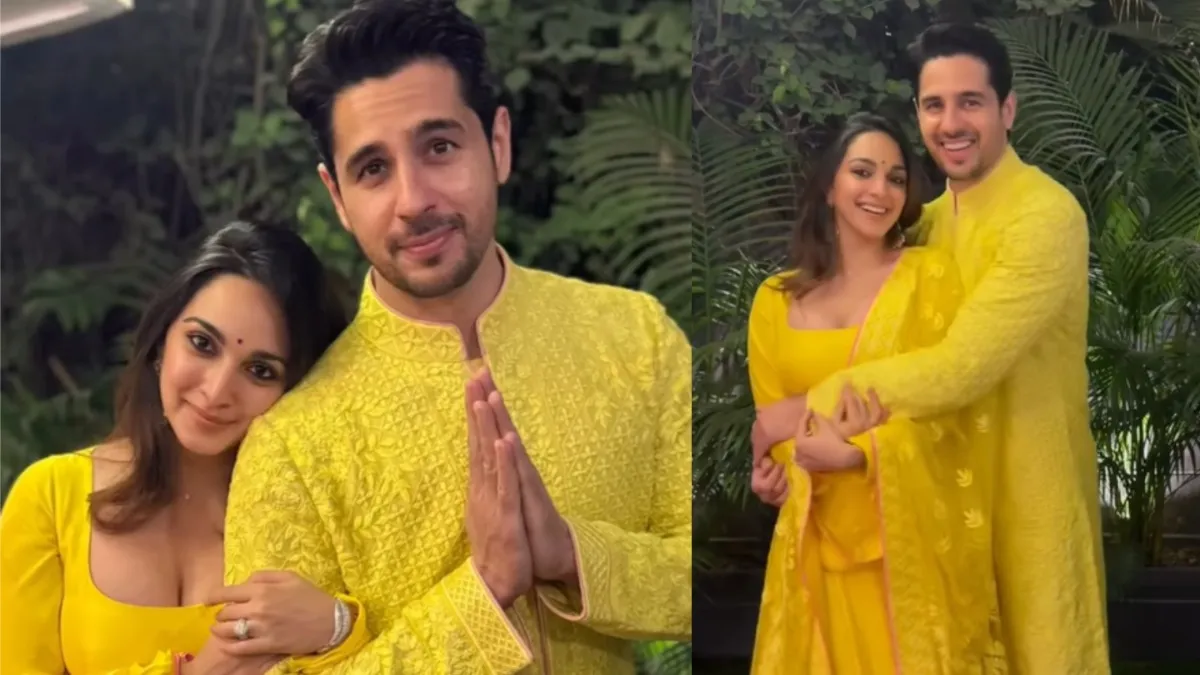 kiara-advani-sidharth-malhotra-exude-festive-glow-in-yellow-fans-say-mumma-papa-ko-nazar-na-lage
