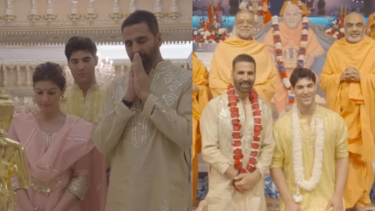 akshay-kumar-and-twinkle-khanna-celebrate-diwali-with-children-aarav-and-nitara-at-london-temple