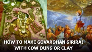 Govardhan Puja 2025: Vidhi To Make Giriraj Bhagwan With Cow Dung For Annakoot Puja