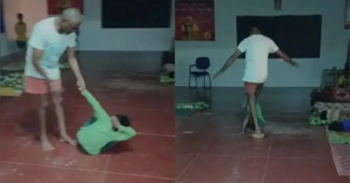 karnataka-sanskrit-teacher-thrashes-student-at-sri-guru-tippeswamy-temple-flees-after-complaint