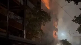 Ghaziabad Fire: Massive Fire Breaks Out At Residential Building In Indirapuram, Firefighting Ops Underway | WATCH