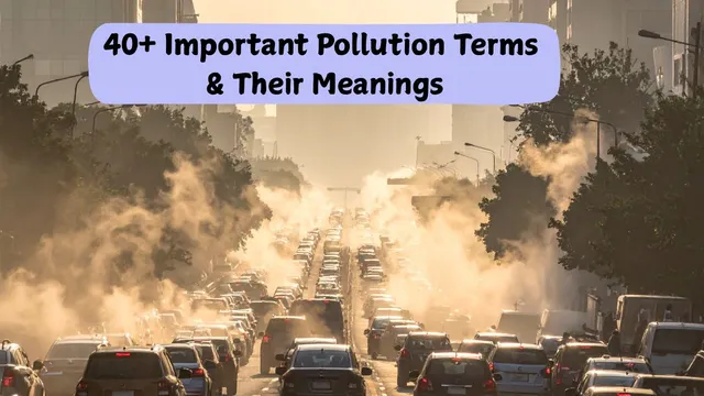40+ Important Pollution Terms With Their Meanings You Must Know- AQI ...
