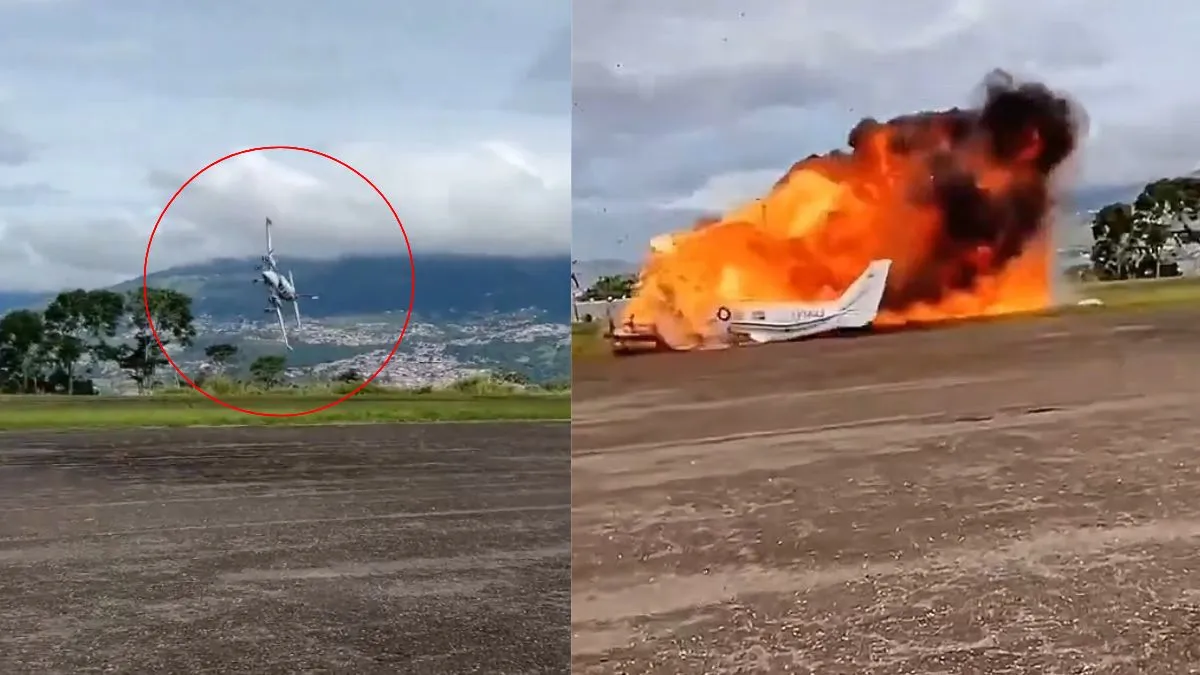 venezuela-plane-crash-video-small-aircraft-burned-into-flames-just-after-takeoff-passengers-killed-updates