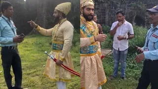 'Marathi Kyu Nahi Seekha': Man Dressed As Shivaji Maharaj Argues With Guard Over Marathi Language In Viral Video