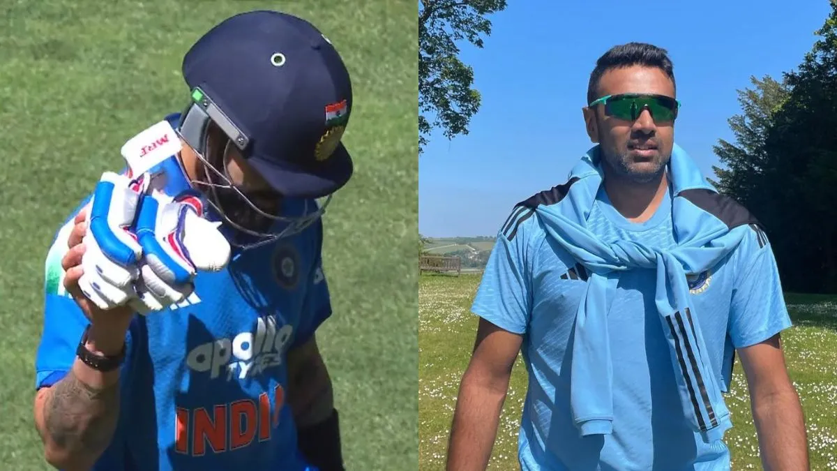 india-national-cricket-team-vs-australia-national-cricket-team-match-virat-kohli-gesture-in-adelaide-after-dismissal-ravichandran-ashwin-reaction-ind-vs-aus-updates