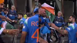 IND vs AUS 3rd ODI: Patriotism At Its Peak! Virat Kohli Picks Up Fallen Indian Flag After SCG Win | Watch