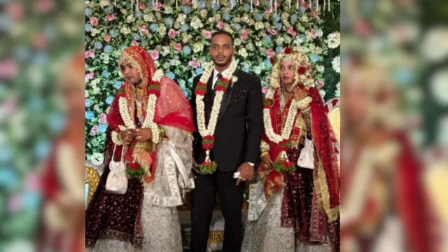 karnataka-man-marries-two-best-friends-in-one-ceremony-wedding-viral-video-watch