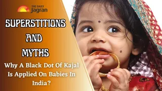 Why A Black Dot Of Kajal Is Applied On Babies In India? Know Reason Behind This Indian Superstition