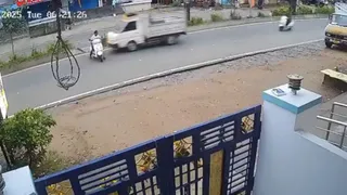 Caught On Camera: Hyderabad Man Rides Scooter On Wrong Side Of Road, Narrowly Escapes Horrifying Crash