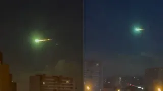 Mysterious Green Fireball Lights Up Night Sky Over Moscow; Viral Video Sparks UFO Speculations