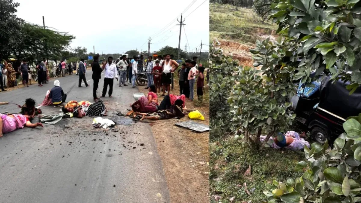 damoh-road-accident-1-woman-dead-11-injured-as-speeding-bolero-hits-autorickshaw