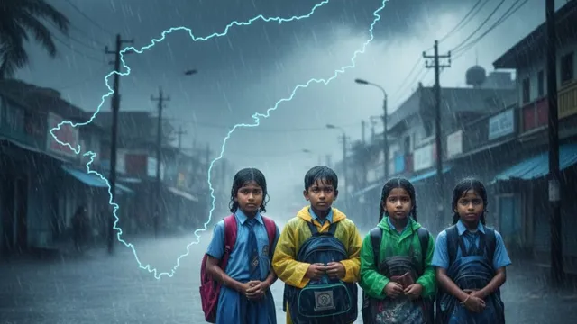 andhra-pradesh-school-holiday-ap-government-extends-school-holidays-till-tomorrow-due-to-cyclone-effects-heavy-rains