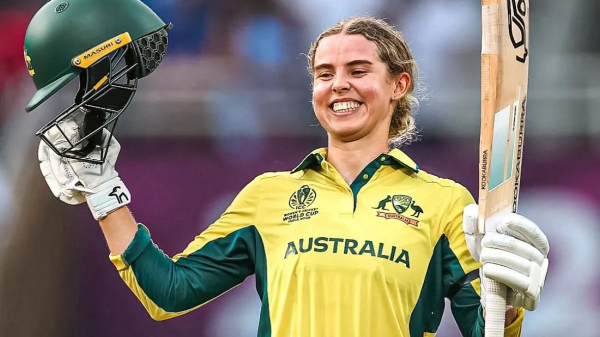 IND-W vs AUS-W: Phoebe Litchfield Scripts History By Registering ...