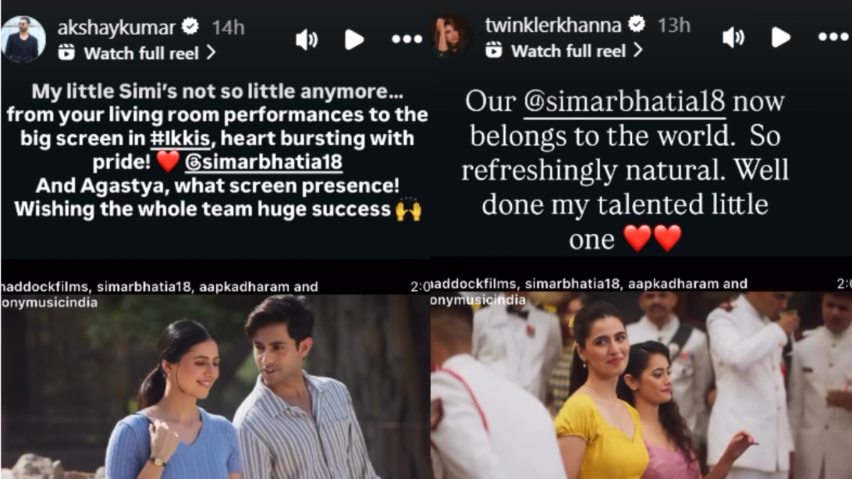 Akshay and Twinkle praise Simar
