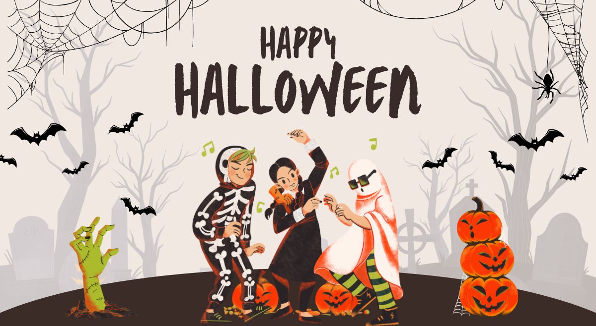 captions for Halloween