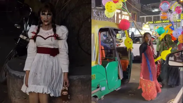delhi-makeup-artist-turns-into-annabelle-for-halloween-roams-streets-in-spooky-look-viral-video