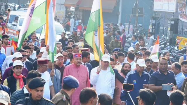 cm-dhami-leads-ekta-padyatra-in-dehradun-pays-homage-to-sardar-patel
