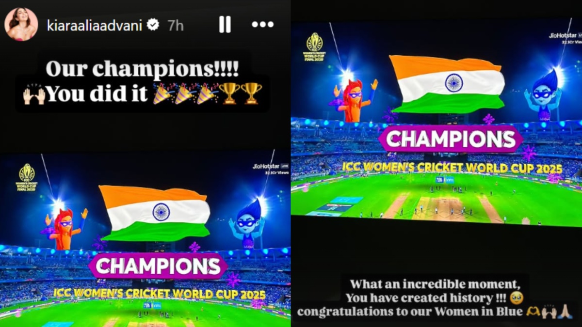Kiara Advani lauds women cricket team