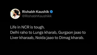 ‘Delhi Lungs, Gurgaon Liver, Noida Dimaag’: Delhi Man’s Viral Post Nails The Harsh Reality Of NCR