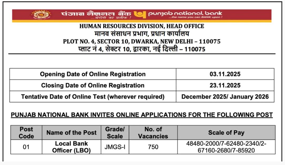 punjab-national-bank-lbo-recruitment-2025-notification-out-for-750-posts-apply-at-httpspnbbankin