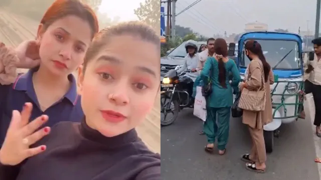 ladki-hain-toh-chor-dungi-kya-up-sisters-slap-and-push-auto-driver-on-busy-road-police-step-in-viral-video