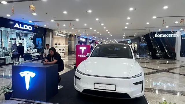 elon-muskowned-tesla-launches-first-popup-showcase-in-india-at-gurugrams-ambience-mall-details-inside