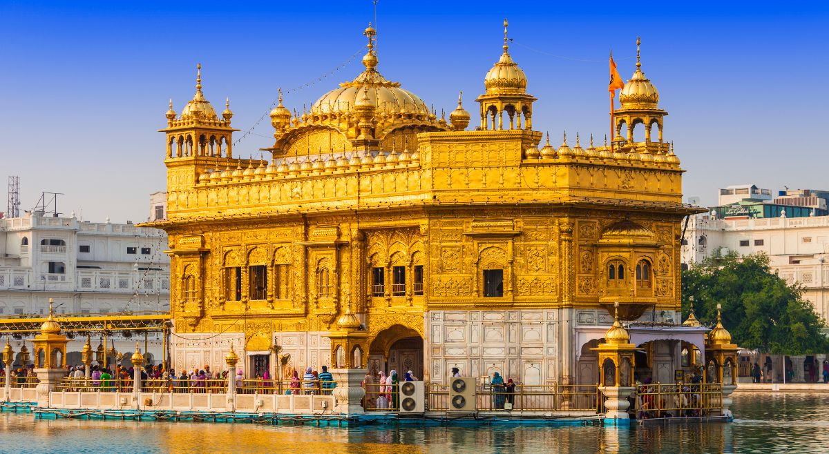 is harmandir sahib made of real gold
