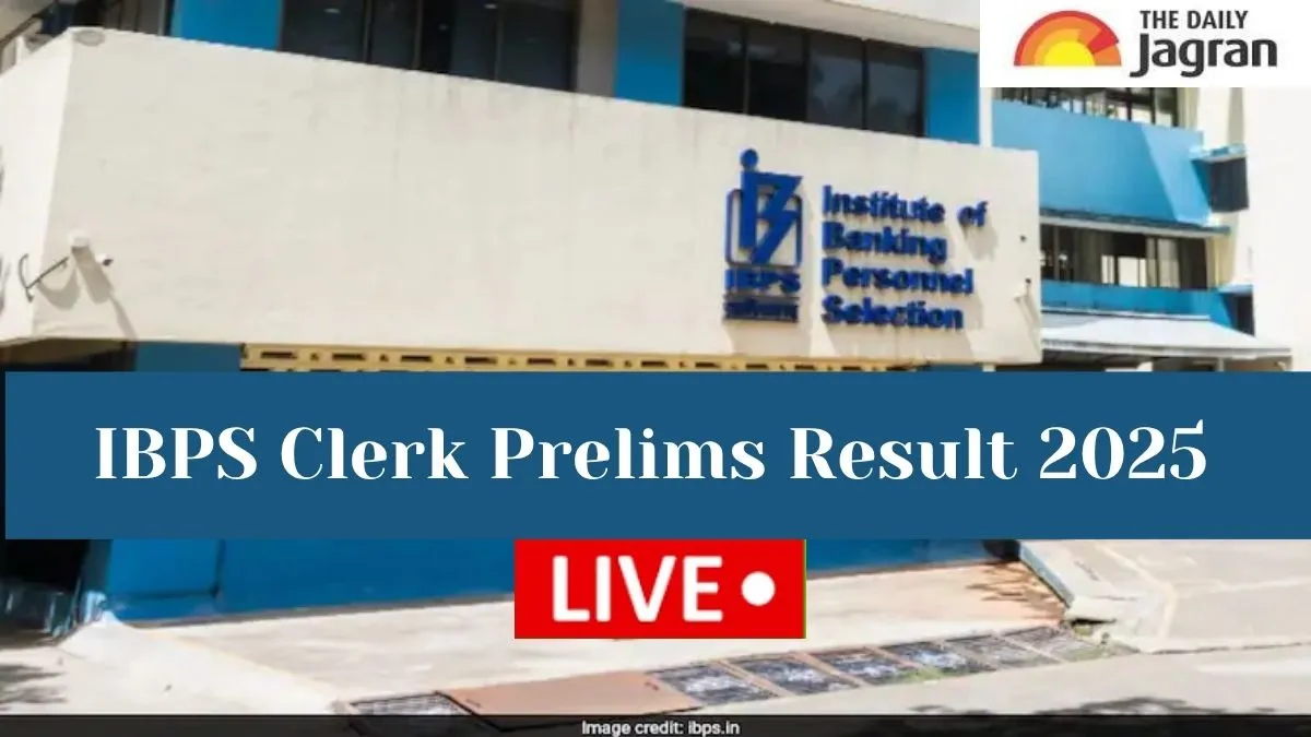 IBPS Clerk Prelims Result 2025 Date Live Updates: Check Cut-Off, Merit List PDF At ibps.in