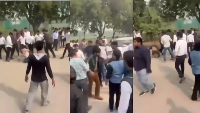 maharishi-university-noida-two-student-groups-clash-violently-on-campus