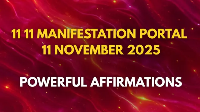 1111 Manifestation Portal November 2025: 70+ Powerful Affirmations To ...