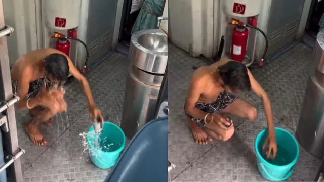 jhansi-man-takes-bath-in-train-to-make-viral-reel-ends-up-getting-wash-of-trouble-with-railways