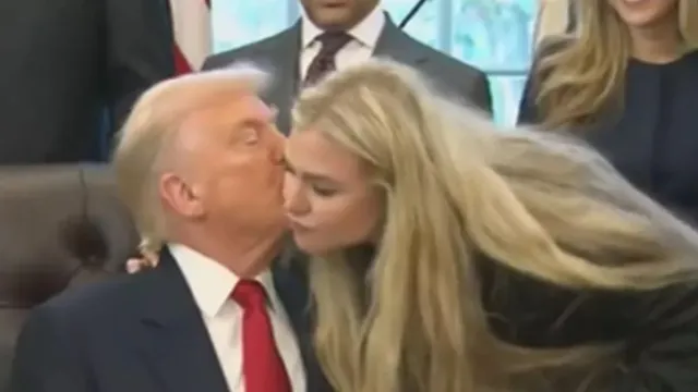 internet-erupts-as-trump-publicly-kisses-erika-kirk-weeks-after-controversial-hug-with-vice-president-jd-vance-video