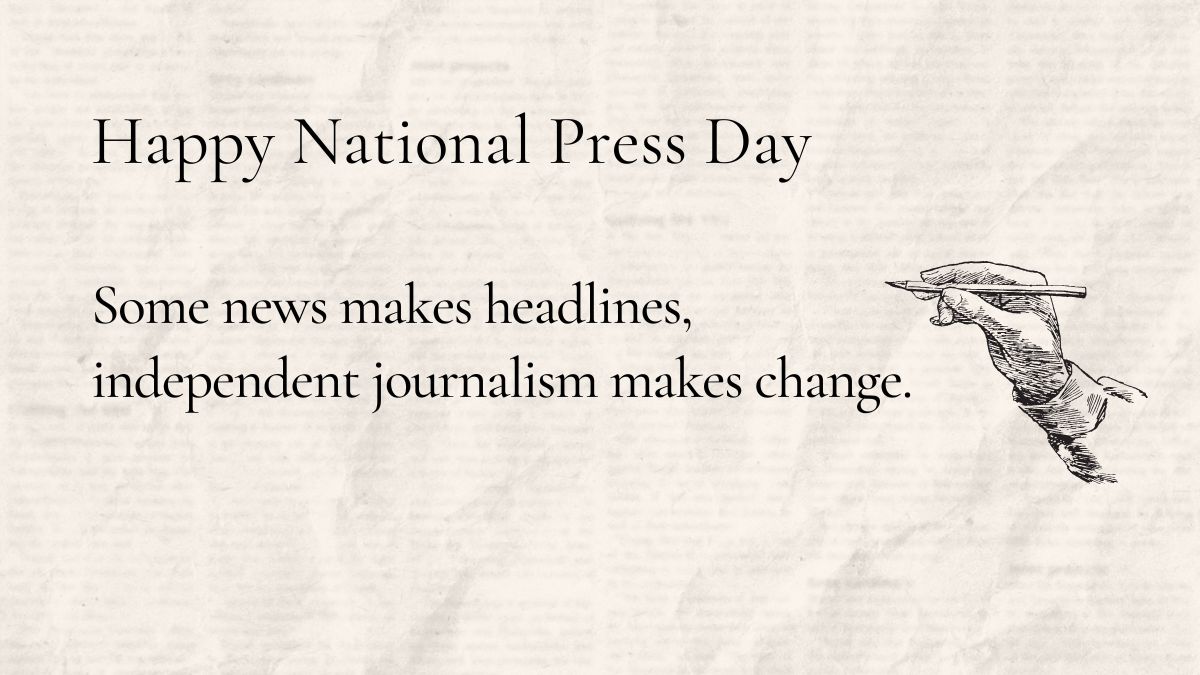 National Press Day 2025