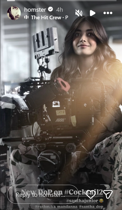 Rashmika Mandanna bts Cocktail 2