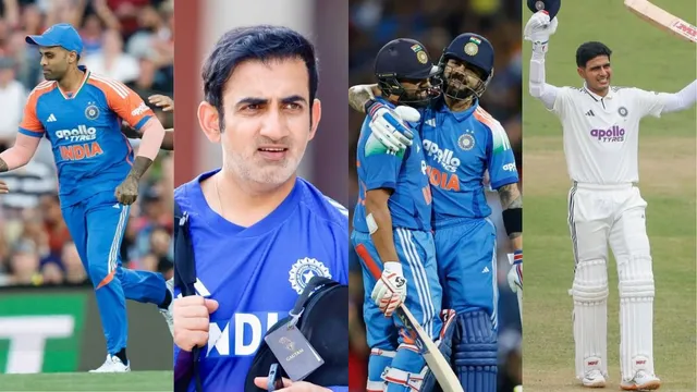 indian-cricket-team-record-under-head-coach-gautam-gambhir-all-test-t20i-odi-matches-results-gill-suryakumar-icc-champions-trophy-2025-asia-cup-bgt-ind-vs-sa-match