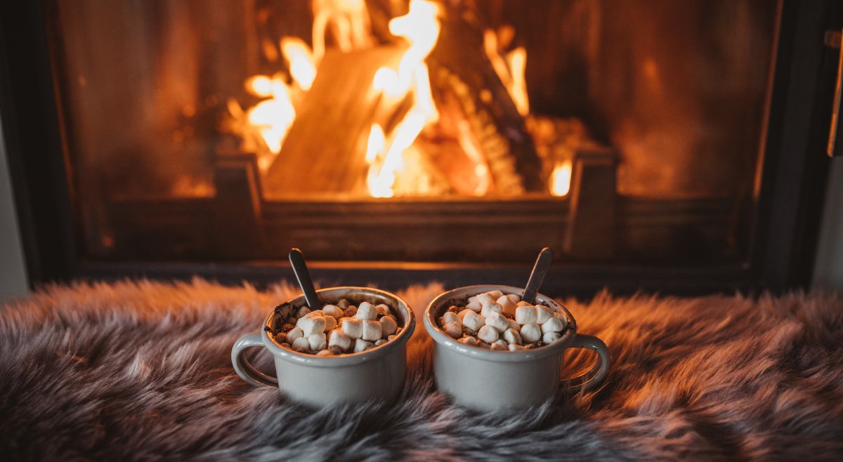 winter couple captions