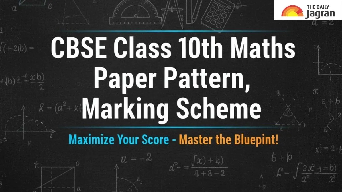 CBSE Board Exam 2026: Check Class 10 Maths Exam Pattern, Marking ...