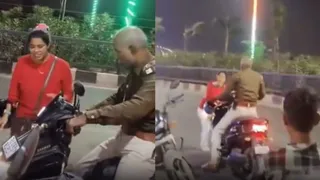 Cop Drags Pregnant Woman With Scooty In Bihar, She Screams ‘Chadha Dijiye Mujhpe' In Viral Video