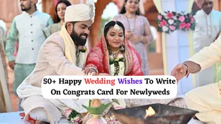 50+ Happy Wedding Wishes To Write On Congrats Card For Newlyweds