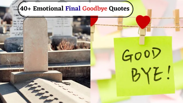 40+ Emotional Farewell Quotes To Remember People Who Left The World