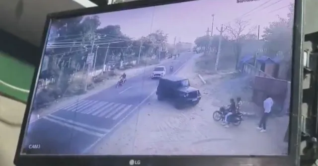 rajasthan-video-shows-thar-swift-drivers-trying-to-run-over-bikers-in-bansur-after-collision-watch