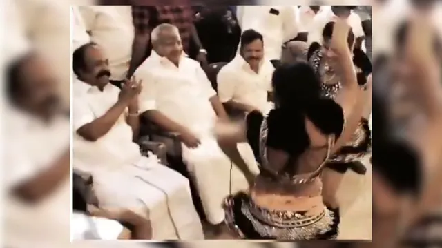 tamil-nadu-minister-seen-enjoying-seminude-dance-at-udhyanidhi-stalins-birthday-bjp-calls-it-disgrace-watch