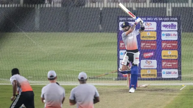 india-national-cricket-team-vs-south-africa-national-cricket-team-virat-kohli-sweats-it-out-in-training-session-ahead-of-1st-odi-against-south-africa-watch